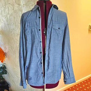 Denim Calvin Klein Button Down Shirt